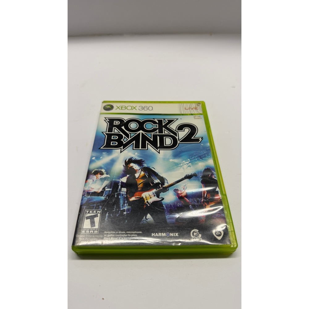 Rock Band 2 Xbox 360 Video Game Harmonix MTV Games EA New Factory Sealed